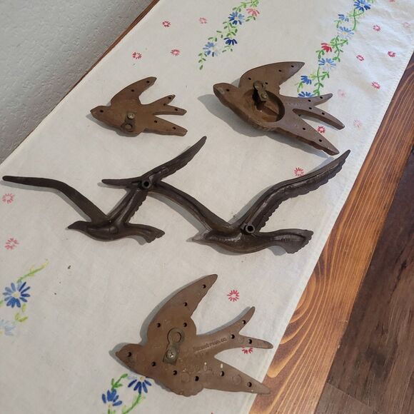 VTG Homco Home Interiors Burwood Flying Sparrows and Gulls Wall Decor Set Of 4 - Picture 8 of 16
